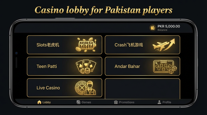 Lobby view of go177 for Pakistan users - 4